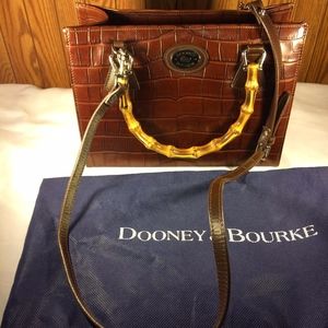 Dooney and Bourke Crossbody Embossed Leather Croco